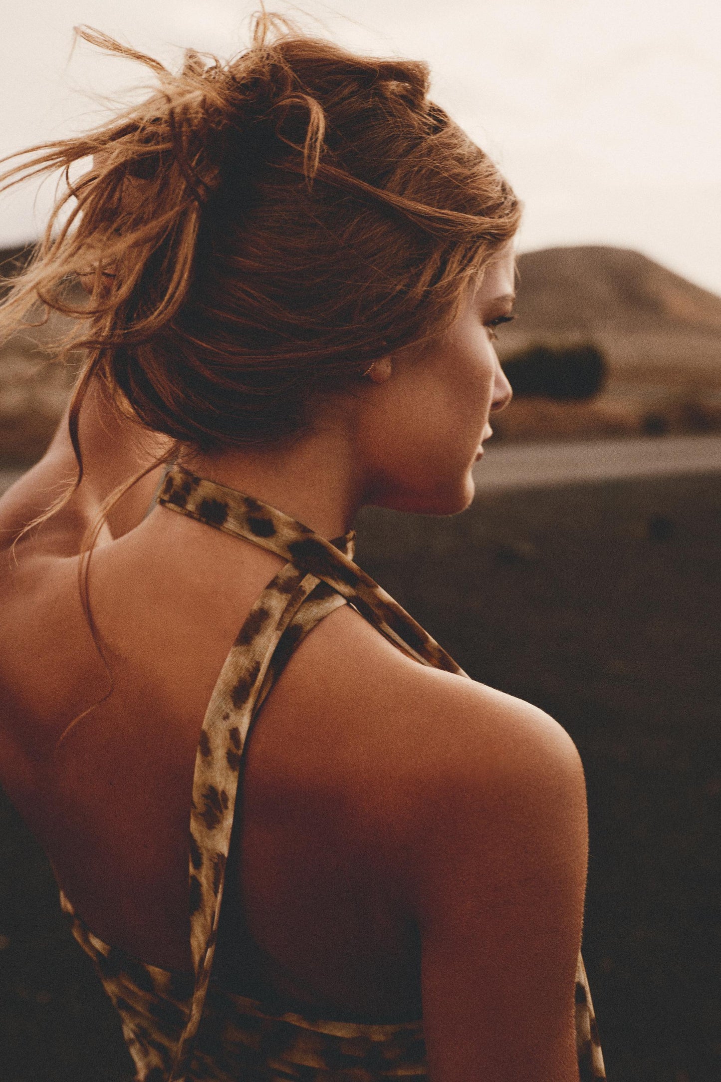 ANIMAL PRINT BANDEAU TOP