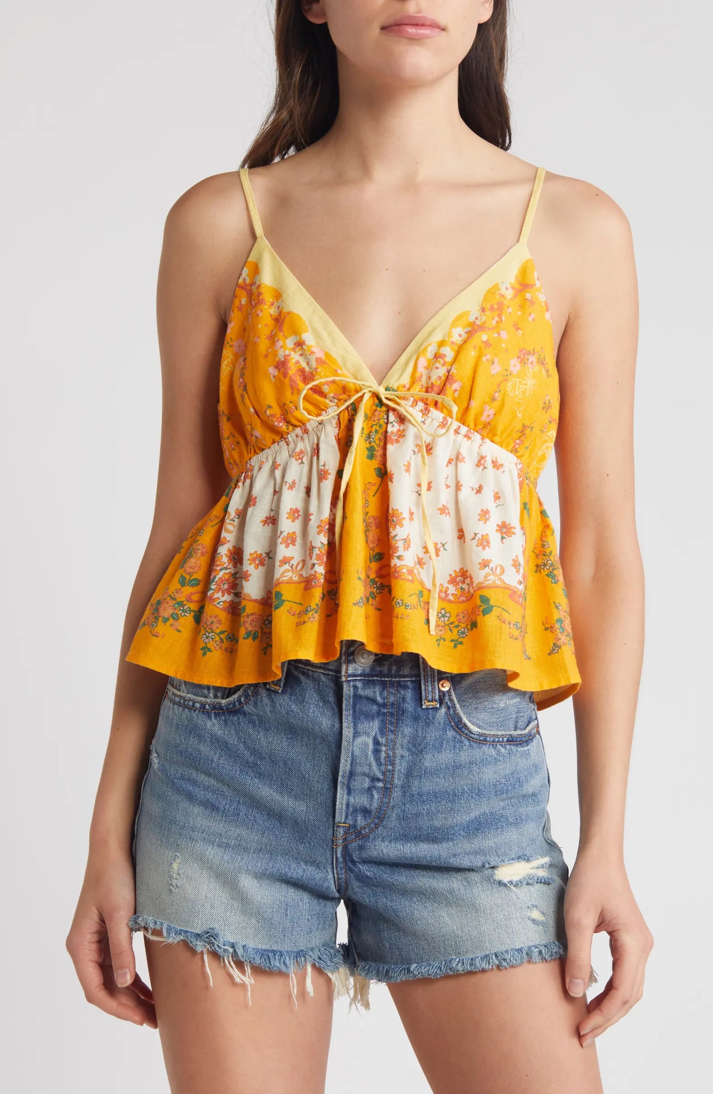 Double-Date Floral Tank